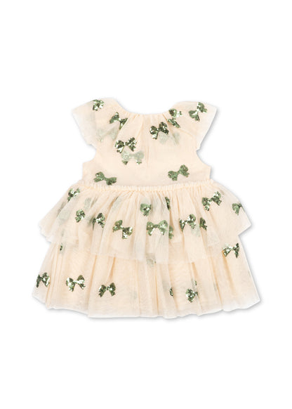 [Konges slojd] Yvonne Frill Dress -Bowie Fir Sequin