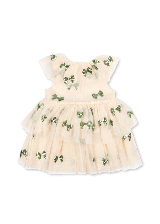 [Konges slojd] Yvonne Frill Dress -Bowie Fir Sequin