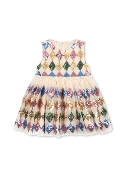 [Konges slojd]Yvonne Harlekin Dress - Harlekin Sequin
