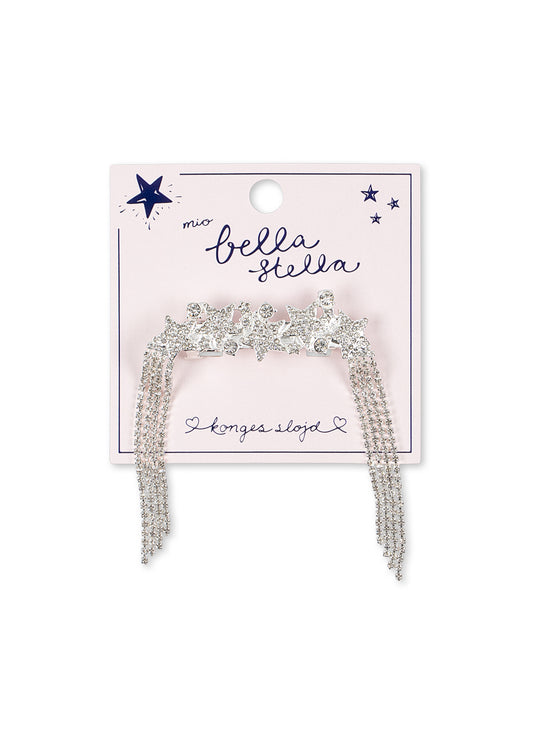 [Konges Slojd]Big Sparkly Star Hair Clip - Silver Mix