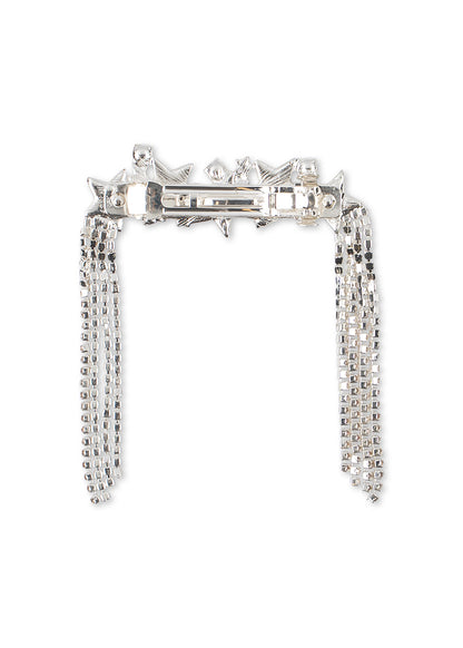 [Konges Slojd]Big Sparkly Star Hair Clip - Silver Mix