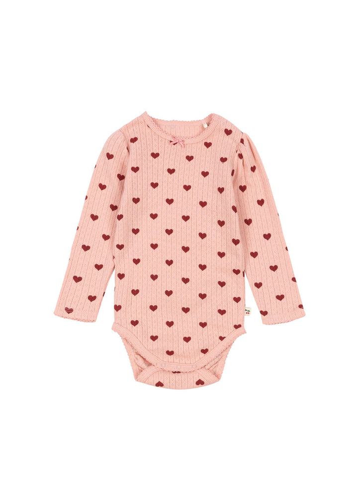 [Konges slojd] Minnie Body GOTS - Amour Rouge