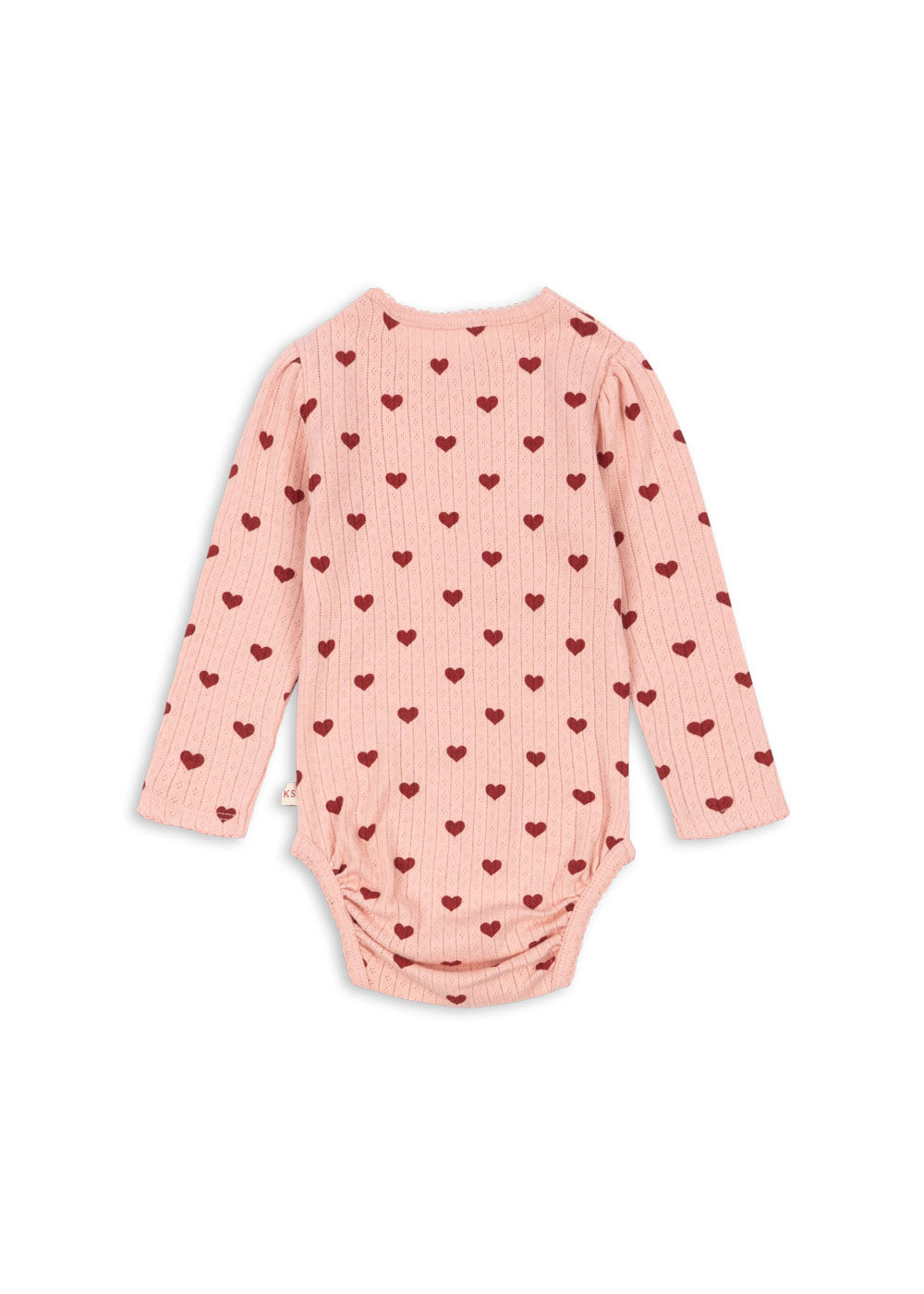 [Konges slojd] Minnie Body GOTS - Amour Rouge
