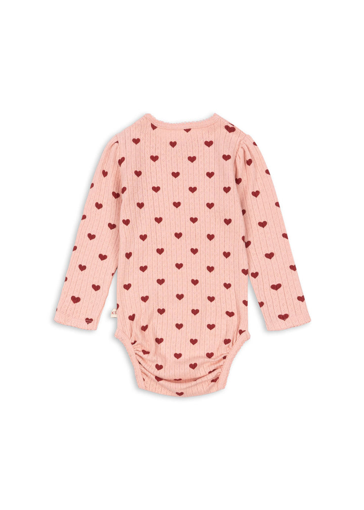 [Konges slojd] Minnie Body GOTS - Amour Rouge