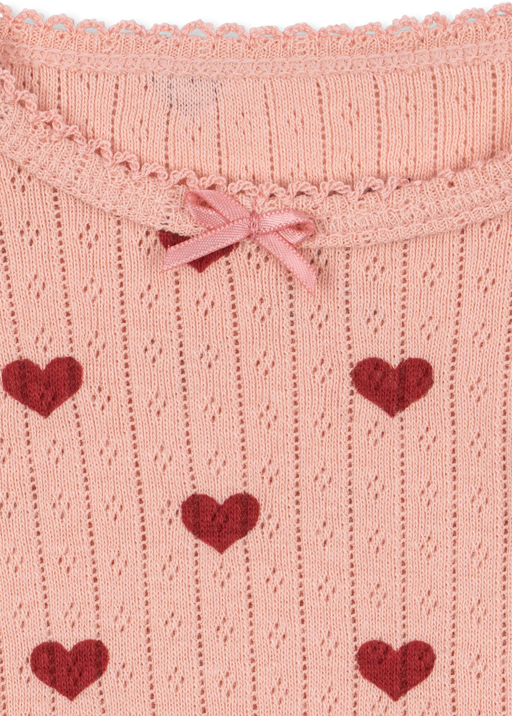 [Konges slojd] Minnie Body GOTS - Amour Rouge