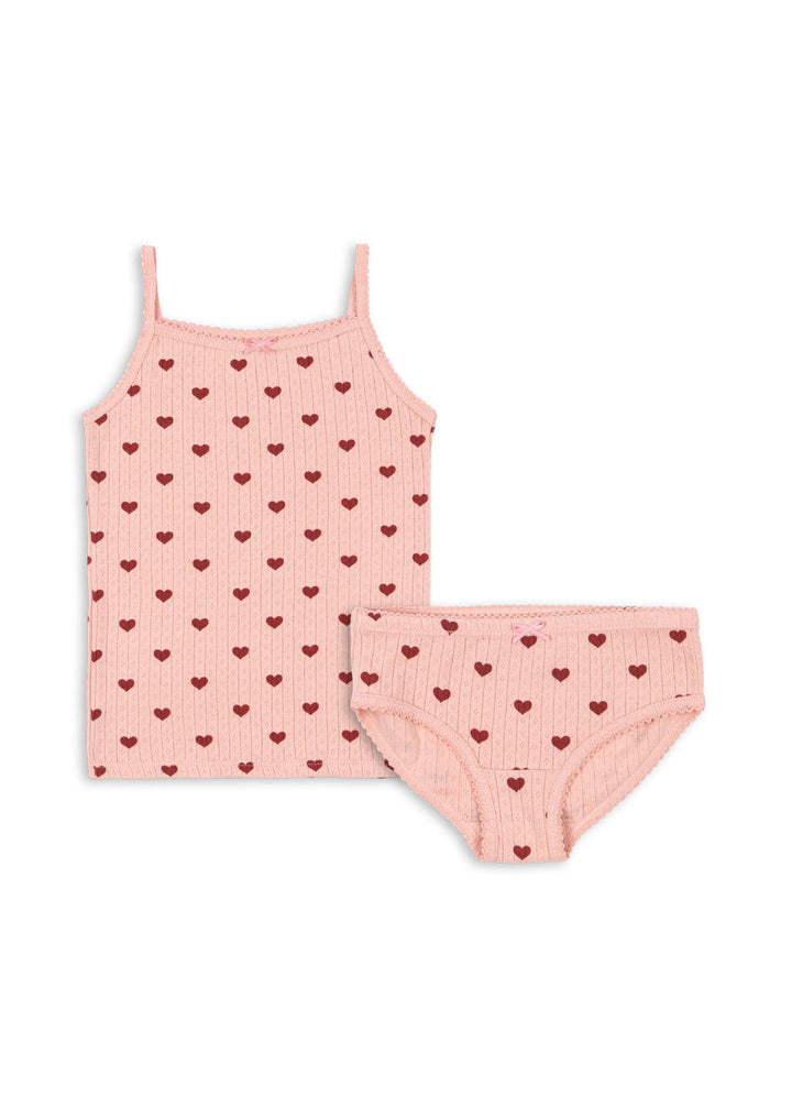 [Konges slojd] Minnie Underwear GOTS - Amour Rouge