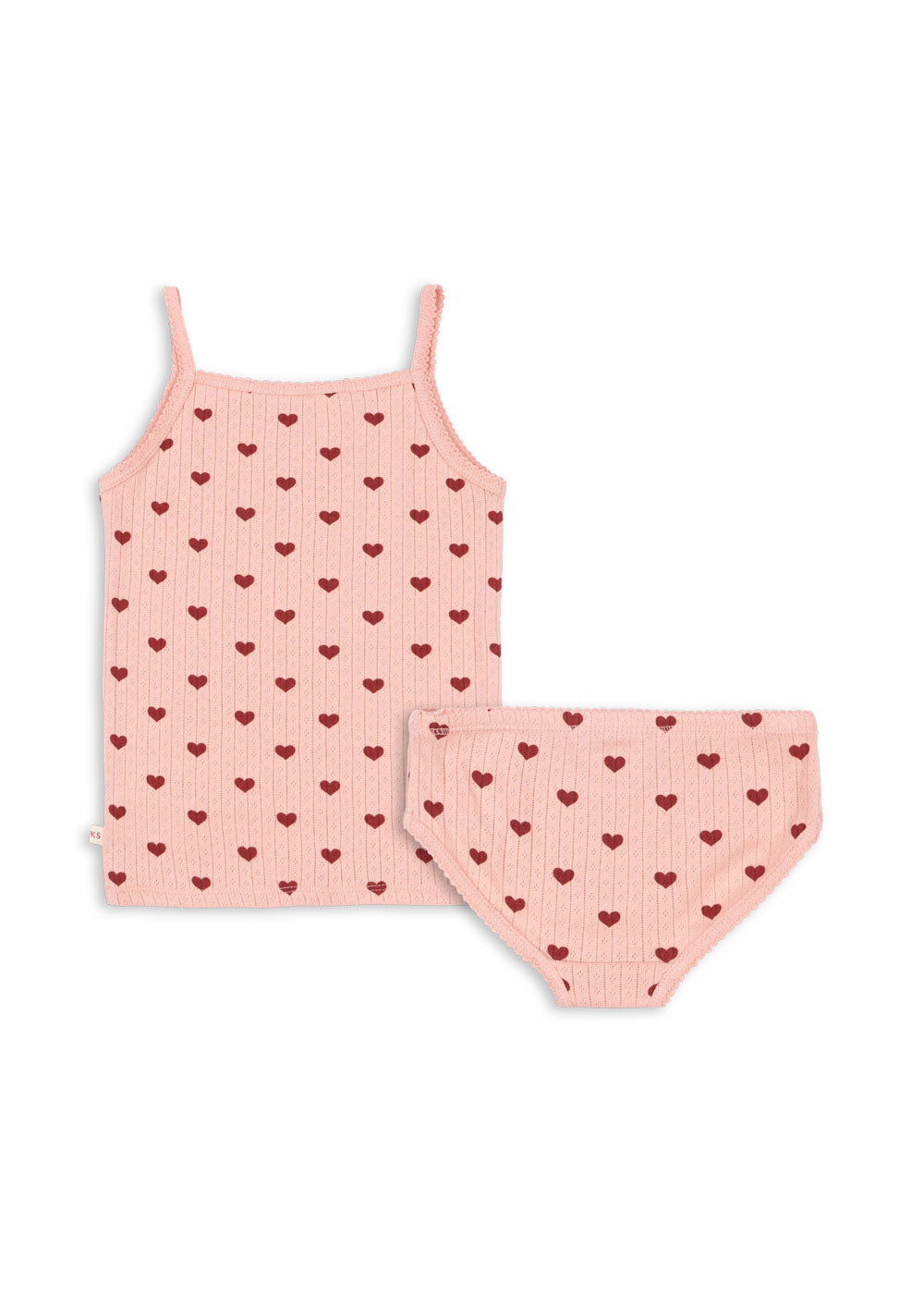 [Konges slojd] Minnie Underwear GOTS - Amour Rouge