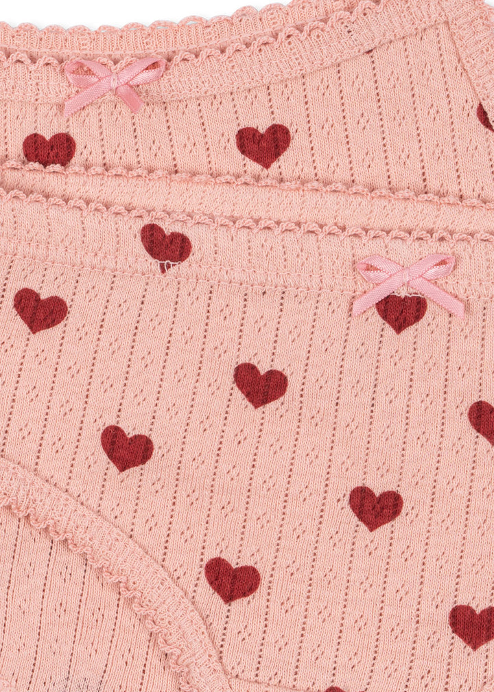 [Konges slojd] Minnie Underwear GOTS - Amour Rouge
