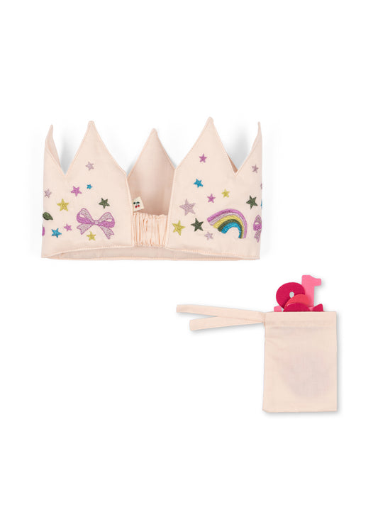 [Konges slojd]Birthday Crown Glitter - Rainbow