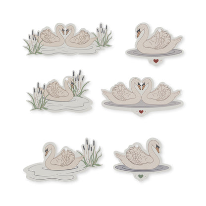 [Konges slojd] 12Pack Gift Tags FSC - Swan