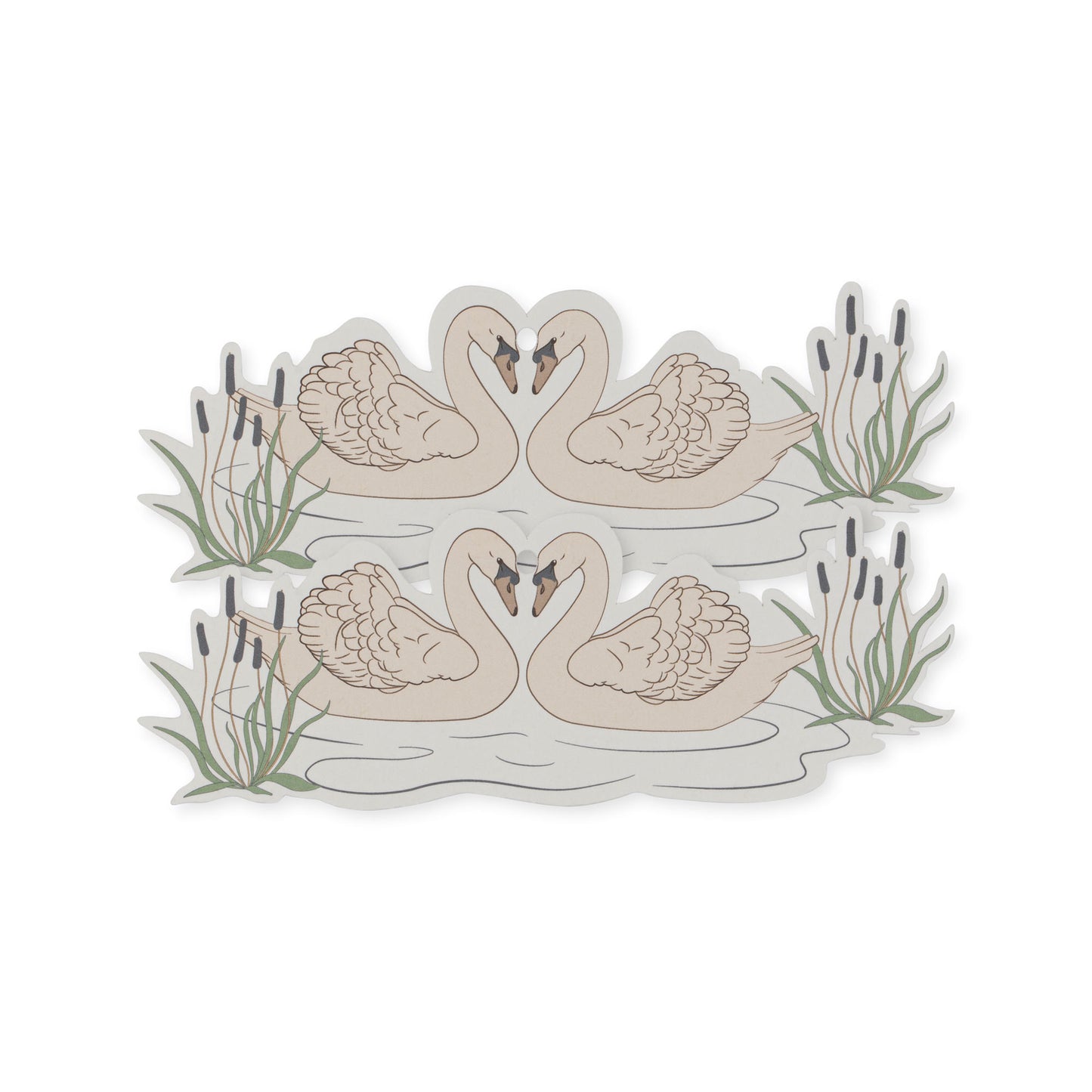 [Konges slojd] 12Pack Gift Tags FSC - Swan