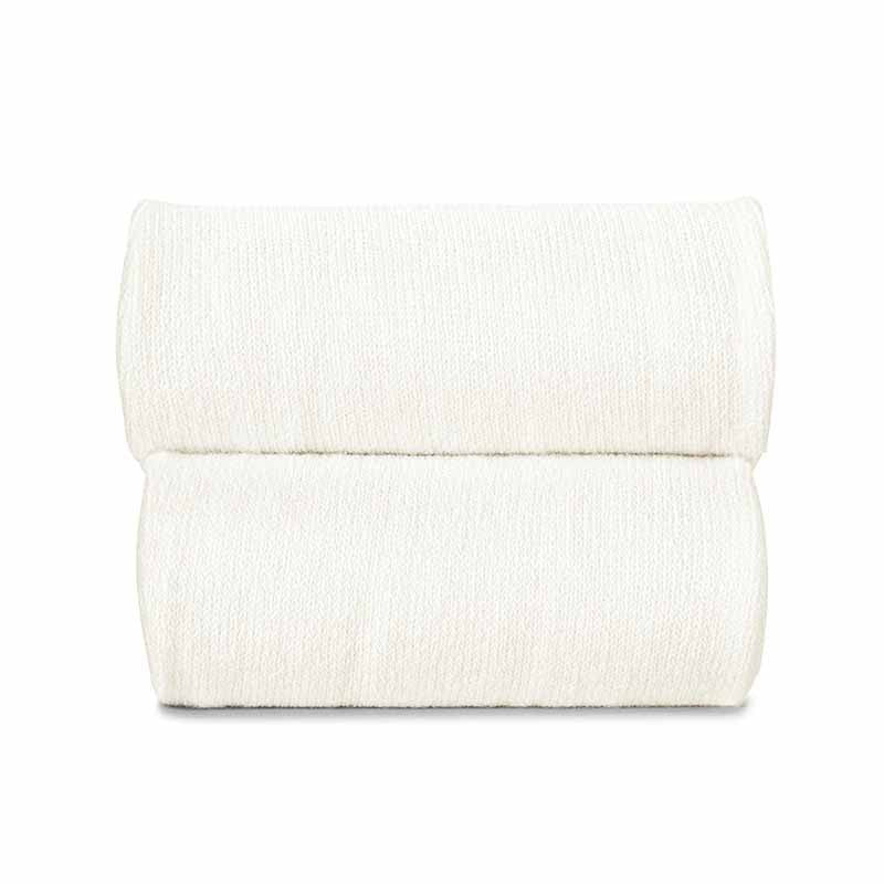 [Condor] Plain Stitch Basic Short Socks - [202 Cream]