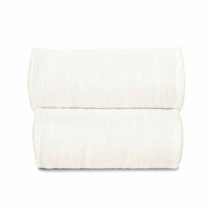 [Condor] Plain Stitch Basic Short Socks - [202 Cream]