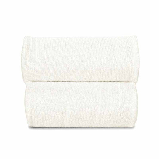[Condor] Plain Stitch Basic Short Socks - [202 Cream]