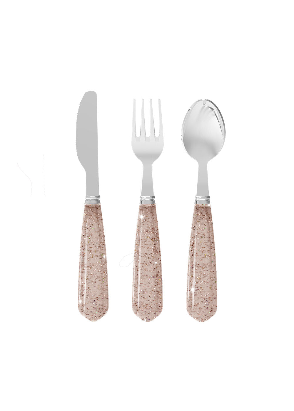 [Konges slojd] Glitter Cutlery - Sparkling Blush