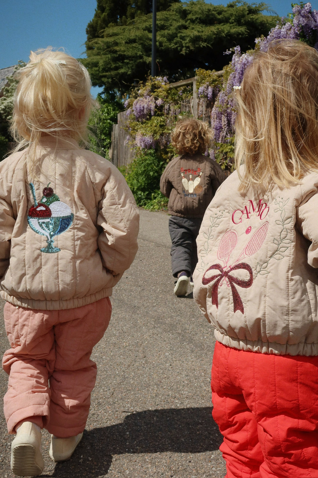[Konges slojd] Juno Sequin Bomber Jacket - Ice Cream