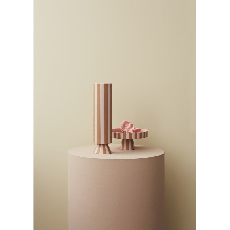 OYOY - Toppu Vase - High - Caramel