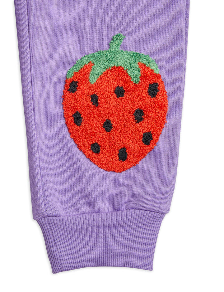 [Mini rodini] Strawberries emb sweatpants