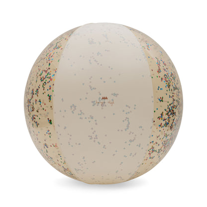 konges slojd beach ball large transparent cream