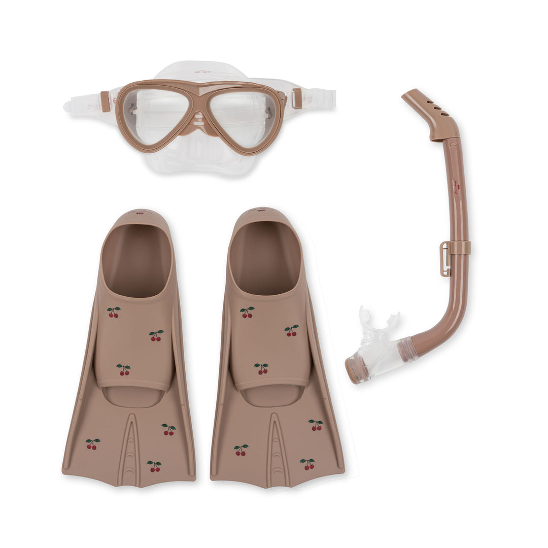 konges sløjd mello snorkel set cherry