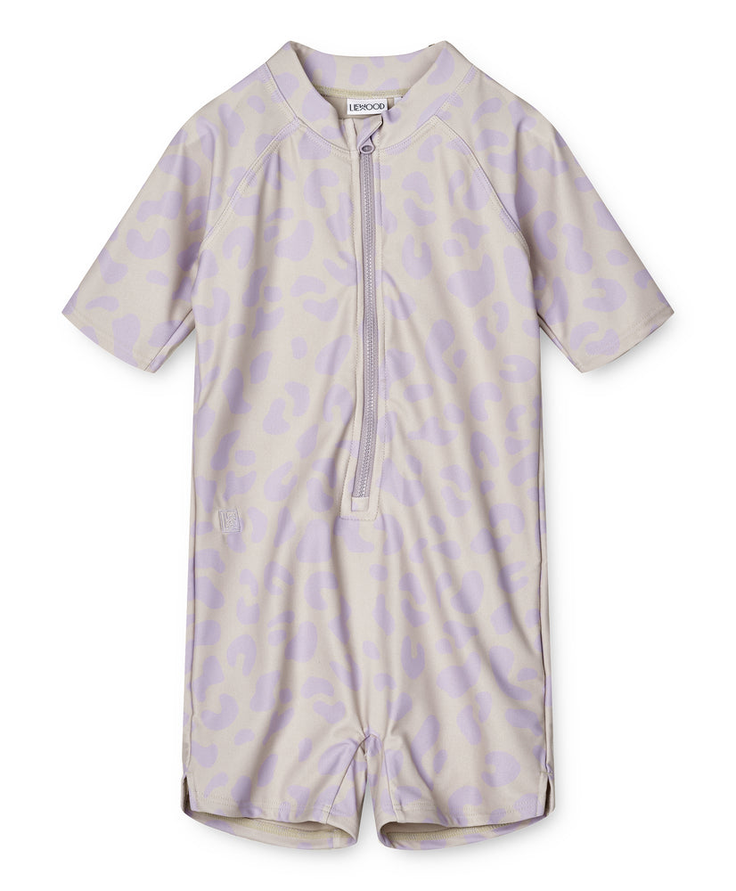 [Liewood ] MAX SWIM Jumpsuit LEO / MISTY LILAC