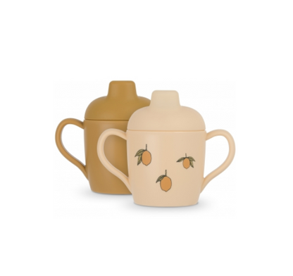 [Konges slojd] 2-pack sippy cup - Lemon
