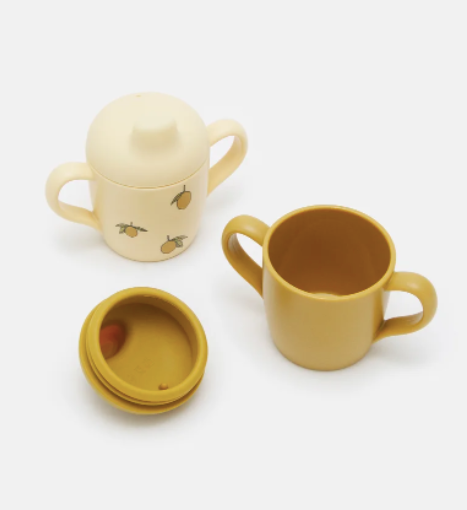 [Konges slojd] 2-pack sippy cup - Lemon