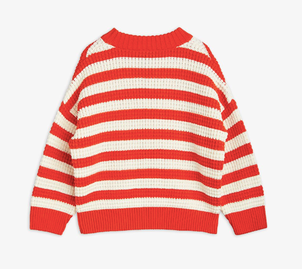 [Mini Rodini] Panda knitted sweater - red