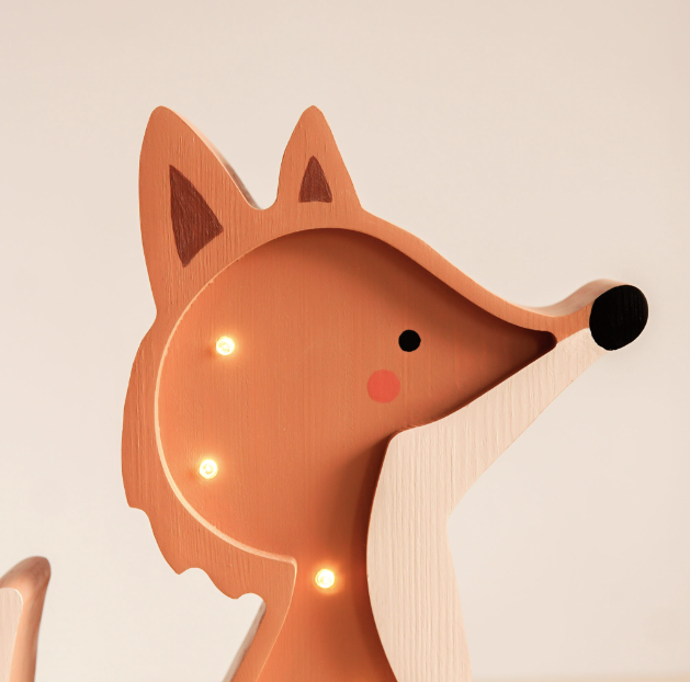 [r o o m G A G A ] Wooden Fox Lamp