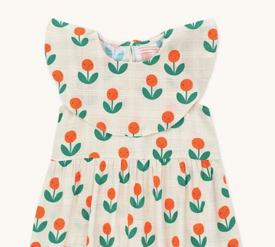 [TINY COTTONS] PEONIES FRILLS DRESS